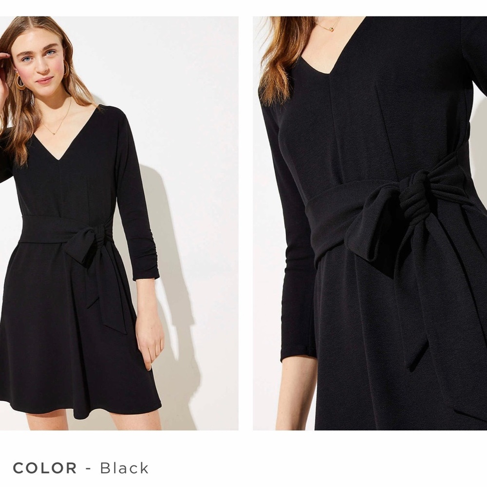 brand new black loft dress